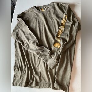Carhartt Men's Olive Long Sleeve Shirt size XL